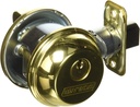 SCHLAGE LOCK CO B60NV505 KA4 Single Cylinder Deadbolt, No Size, Brass