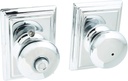 Schlage F40PLY625ADD Plymouth Privacy Knob, Bright Chrome