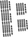 Gatuida 120 Pcs Angle Code Bracket 90 Degree Bracket Joint Angle Bracket Corner Brace Bracket Mounting Brackets Small Shelf Bracket Wall Mounts Wood Bracket Stainless Steel Thicken Shelves