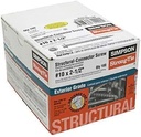 Simpson Strong-Tie Strong-Drive No. 10 X 2-1/2 In. L Star Hex Head Galvanized Steel Connector Screw