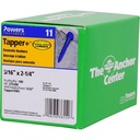 Hillman Tapper Steel Hex Head Concrete Screw Anchor 100 Pk