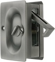 Emtek Pocket Door Privacy Lock Set, Antique Pewter