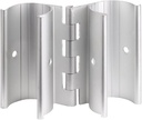 Aluminum Snap-On Hinge for PVC Doors Vents or Gates (3/4 Inch)