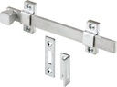 Prime-Line MP4914 Surface Bolt, 8 In., Steel, Brushed Chrome Finish, Heavy Duty Construction (Single Pack)