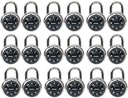 Master Lock 1500T Combination-Alike Padlocks, 16, Pack Contains 2 Locks, 32-Count