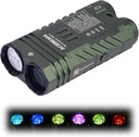 ACEBEAM M2-X Flat Flashlight 3200 High Lumens Multiple Light Sources EDC Lights with Spotlight Floodlight and Seven-Color Mix Light, Versatile Rechargeable LED Flashlight for Camping, Emergency, Home