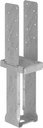 Simpson Strong Tie CBSQ46-SDS2-9 12-Gauge 4X6 Standoff Column Base with SDS Screws (9-Per Box)