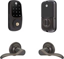 Yale Assure Lock Touchscreen, Wi-Fi Smart Lock with Norwood Lever - Works with the Yale Access App, Amazon Alexa, Google Assistant, Homekit, Phillips Hue and Samsung Smartthings, Oil Rubbed Bronze