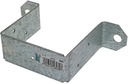 Simpson Strong Tie DPT7Z ZMAX Galvanized 14-Gauge 4X4 Deck Post Tie 25-Per Box