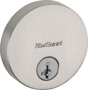 Kwikset 92580-016 Deadbolt, Satin Nickel, Key Lock, 20-Inch