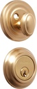 Baldwin 8231 Traditional Single Cylinder Deadbolt, Vintage Brass
