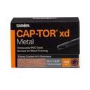 Starborn Cap-Tor Xd #10 X 1-5/8" Dark Slate Screws for Metal Framing - 100 Count
