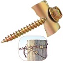 Fence Nails - Steel Wire Fencing Staple for Softwoods, Reuse Fence Staple Fasteners Nails with Wire Fixer, for Wire Mesh and Woven Fencing, Patent Pending ((1.8 In*190 PCS))