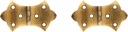 NATIONAL/SPECTRUM BRANDS HHI N211-854 1-11/16-Inch Decor Hinge, 2-Pack