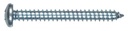 Hillman 8 In. X 2 In. L Phillips Pan Head Zinc-Plated Steel Sheet Metal Screws 100 1 Pk