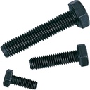 M20-2.5 X 45Mm Hex Head Cap Screws, Steel Metric Class 10.9, Plain Finish (Quantity: 100 Pcs) - Coarse Thread Metric, Fully Threaded, Length: 45Mm Metric, Thread Size: M20 Metric