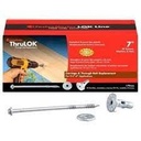 Fastenmaster Thrulok No. 14 X 7 In. L Hex Hex Head Galvanized Carbon Steel Wood Screws 24 Pk