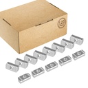 120 Pcs Strut Channel Nuts 3/8"-16 No Spring, Thickened Zinc Plated Strut Nuts for Strut Channel (120 Pcs)