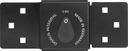 Abus Diskus Van Lock with Lock Black