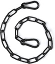 Gate Chain Lock, 20 Inch Stainless Steel Gate Link Chain Lock with Both-Ended Carabiners Chain Link Gate Latches for Outdoor Fences, Pet Cages, Horse Goat Cow Corral Supplies