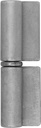 9 Pack Weldable Lift off Hinges, 3-1/8" X 1" Weld-On Flag Hinges with Removable Pin, Detachable Hinges for for Trailer Ramp Gate Door, 1/2" Short Panel