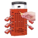 Master Lock 503RED Lockout Tagout Group Lock Box, Red, 14 Padlock Capacity