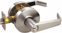 Arrow Door Lever Lockset, Mechanical, Heavy Duty, Keyed Different, Satin Chrome, 2-3/4" Backset - 1 Each