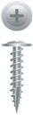 Stainless Steel Lath Screws, #8 X 1-7/8, Sharp Point Modified Truss Head Phillips Drive (Quantity: 1000) Type 17 Cutting Point 305 (18-8) Stainless Steel, Length: 1-7/8 (1.875) In.