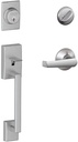 SCHLAGE Century Single Cylinder Handleset and Elan Lever, Satin Chrome (F60 CEN 626 ELA)