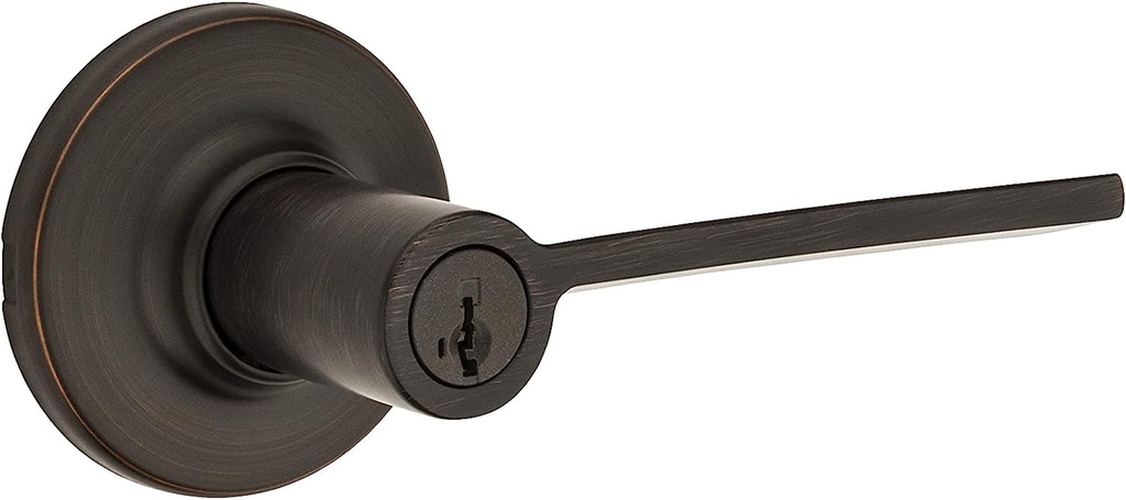 Ladera Keyed Entry Lever with SmartKey Security - Venetian Bronze