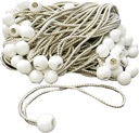 11" White Bungee Tarp Balls (100 Pack)