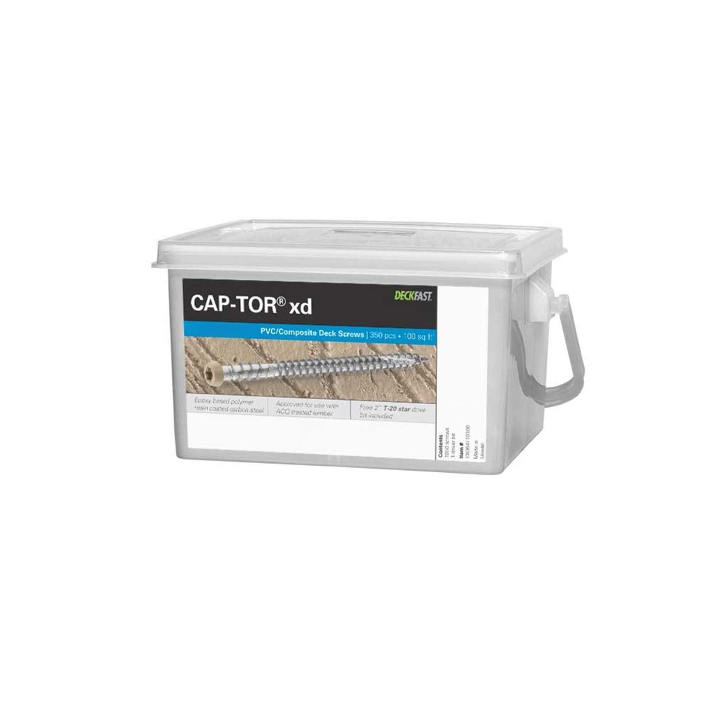 Starborn Cap-Tor XD Screws for PVC & Composite Decking