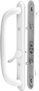 Prime-Line C 1288 White Diecast Sliding Door Handle Set with 10 In. Pull (Single Pack)