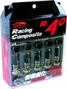 Project Kics 12X1.25 R40 Lug Nuts - Black (20 Pcs)