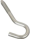 Scrw Hook Ss 3/8X4-7/8