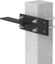 Humancentric Mounting Bracket for the Liftmaster LA400PKGUL and LA412PKGUL Swing Gate Operators