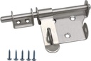 6 Inch Sliding Bolt Gate Latch Heavy-Duty Thickening Stainless Steel Barrel Bolt with Padlock Hole Door Latch