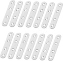 120 Pcs Corner Code Corner Angle Fitting Desk Fastener Shelf Fixing Accessories Stainless Steel Corner Bracket Fixing Tool Corner Shelf Bracket Furniture Corner Bracket