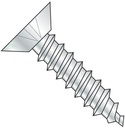 #10 X 3/8" Self Tapping Screws - Sheet Metal Screws, Type A, Stainless Steel 18-8, Undercut Flat Head, Phillips Drive, Full Thread (Quantity: 1000 Pcs)