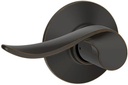 Schlage F10 SAC 716 Sacramento Passage Lock Lever, Aged Bronze