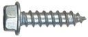Hillman 8 In. X 1-1/2 In. L Slotted Hex Washer Head Zinc-Plated Steel Sheet Metal Screws 100 1 Pk