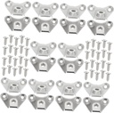 3 Sets Corner Connector Furniture Corner Bracket Corner Brace Furniture Angle Bracket Heavy Duty Angle Brackets Joint Fastener Zinc Alloy Corner Bracket Fixing Tool Fixing Bracket