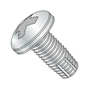 4-40 X 3/8" Type F Thread Cutting Screws/Phillips/Pan Head/Steel/Zinc (Carton: 10,000 Pcs)