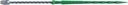 Hillman 1/4 In. Dia. X 1-1/2 In. L Plastic Ribbed Head Ribbed Anchor 20 Pk