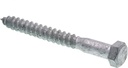 Prime-Line 9056353 Hex Lag Screws, 3/8 In. X 3-1/2 In., A307 Grade a Hot Dip Galvanized (50 Pack)