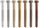 Deckfast Metal - Cedar (#81) - 1750 Pc. Pro Pack - 1-5/8" Self Drill - Type 410 Stainless Steel Deck Fastener for Use with Metal Joists & Trex Elevations
