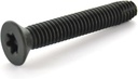 5/16-18 X 2 1/2 Flat Head Floorboard Thread Cutting Screws, Type F, (Star - Six Lobe Drive), Black Phosphate Finish, Countersunk, T-40 Drive (Carton: 600Pcs) Alloy Steel
