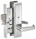 Mortise Lockset, Lever, Privacy, Grd. 1