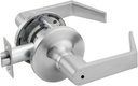 Door Lever Lockset, Angled, Privcy, Grade 1