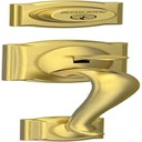 Schlage F58 CAM 608 Camelot Exterior Entrance Handleset Single Cylinder, Satin Brass (Exterior Half Only)